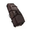 Three-Ball Bowling Trolley Bag with Shoe Compartment Brown color SKU reference