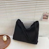 Corduroy Cartoon-Print Shopper Tote Black color SKU reference