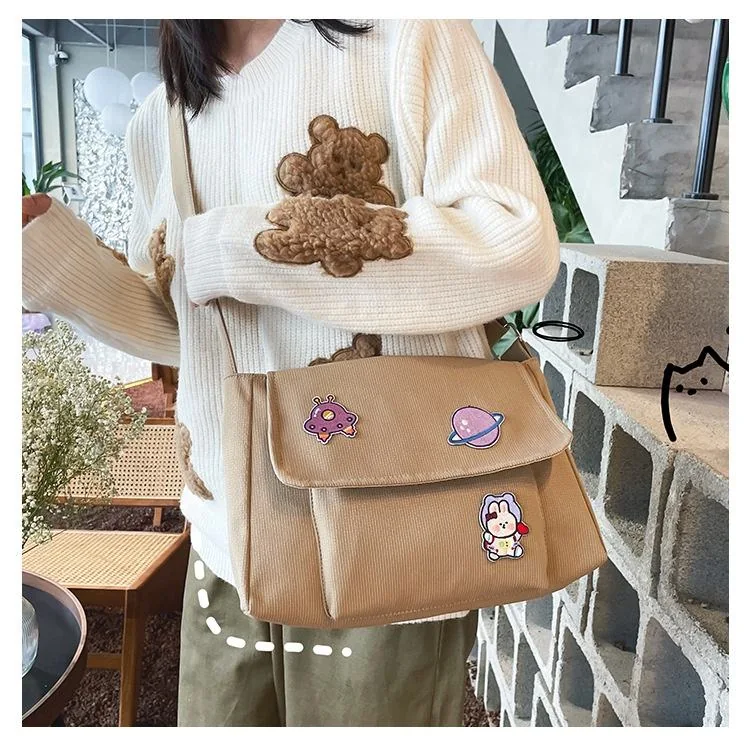Cartoon Graphic Shoulder and Crossbody Bag product reference image