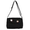 Cartoon Graphic Shoulder and Crossbody Bag Black color SKU reference