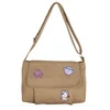 Cartoon Graphic Shoulder and Crossbody Bag Camel color SKU reference
