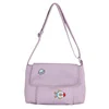 Cartoon Graphic Shoulder and Crossbody Bag Purple color SKU reference