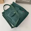 Corduroy Everyday Tote Green color SKU reference