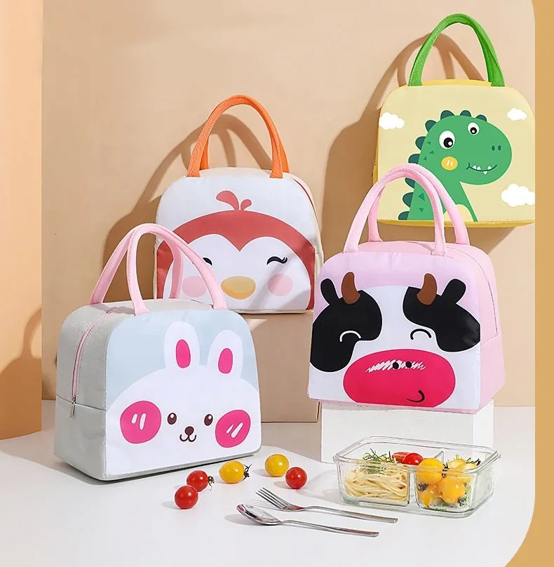 Kawaii Polyester Lunch Cooler Bag with 16 Pictured References product reference image