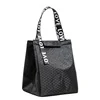 Vintage-Print Polyester Zippered Lunch Cooler Bag Reference 08 color SKU reference