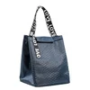 Vintage-Print Polyester Zippered Lunch Cooler Bag Reference 09 color SKU reference