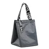 Vintage-Print Polyester Zippered Lunch Cooler Bag Reference 10 color SKU reference