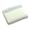 Short PU Coin Wallet with Multi-Card Storage and Marble Finish Green color SKU reference