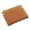 Short PU Coin Wallet with Multi-Card Storage and Marble Finish Brown color SKU reference