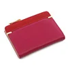 Short PU Coin Wallet with Multi-Card Storage and Marble Finish Rose Red color SKU reference