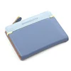 Short PU Coin Wallet with Multi-Card Storage and Marble Finish Blue color SKU reference