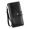 Vintage Genuine Leather Long Wallet with Multi-Layer Card Storage Style 1 · Black color SKU reference