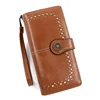 Vintage Genuine Leather Long Wallet with Multi-Layer Card Storage Style 2 · Brown color SKU reference