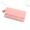 Long PU Wallet with Tassel, Rivet and Card Storage Pink 01 color SKU reference