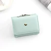 Cartoon PU Coin Wallet with Iron Clip Closure Green 02 color SKU reference