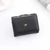 Cartoon PU Coin Wallet with Iron Clip Closure Black 02 color SKU reference