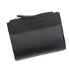 Colorblock PU Short Wallet with Multi-Card Storage Black 01 color SKU reference