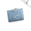 Corgi Print PU Wallet with Metal Clip Closure Blue 02 color SKU reference