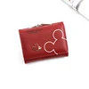 Corgi Print PU Wallet with Metal Clip Closure Red 02 color SKU reference