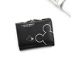 Corgi Print PU Wallet with Metal Clip Closure Black 02 color SKU reference