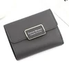 Colorblock Trifold PU Wallet with Card Holder Gray 02 color SKU reference