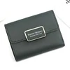 Colorblock Trifold PU Wallet with Card Holder Green 02 color SKU reference