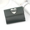 Flower Pattern Trifold PU Coin Purse Green 02 color SKU reference