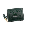 Bear Motif PU Coin Wallet with Tassel Detail Green 02 color SKU reference