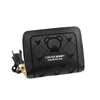 Bear Motif PU Coin Wallet with Tassel Detail Black 02 color SKU reference
