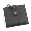 Slim PU Envelope Wallet with Card and Cash Storage Gray color SKU reference