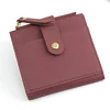 Slim PU Envelope Wallet with Card and Cash Storage Dark Pink color SKU reference