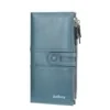 Long PU Clutch Wallet with Multi-Card Storage Blue color SKU reference