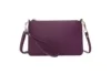 Large PU Clutch Wallet with Wrist Strap Purple color SKU reference