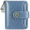 Compact Genuine Leather Multi-Card Wallet Color reference 15 color SKU reference