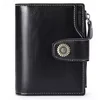 Short Genuine-Leather Bifold Wallet with Multi-Card Storage Color reference 06 color SKU reference