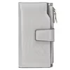 Genuine Leather Long-Zip Bifold Card Wallet Color reference 06 color SKU reference