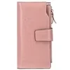 Genuine Leather Long-Zip Bifold Card Wallet Color reference 11 color SKU reference
