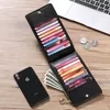 Long Zip Wallet with Multi-Card Storage Black color SKU reference