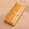 Genuine Leather Long Wallet with Multi-Card Storage Blue 02 color SKU reference