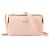 Lychee-Texture PU Wallet with Strap and Card Storage Color reference 08 color SKU reference
