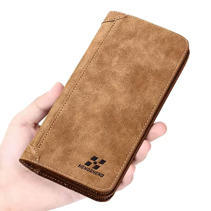 Matte PU Long Wallet with ID Window product reference image