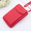 PU Phone Pouch Wallet with Shoulder Strap Color reference 03 color SKU reference