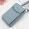 PU Phone Pouch Wallet with Shoulder Strap Color reference 08 color SKU reference