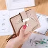 Vintage PU Wallet with Gold Leaf Detail Khaki color SKU reference