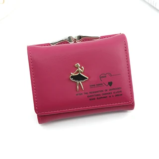 Trifold PU Short Wallet with Multiple Color References Rose · Style 01 color SKU reference