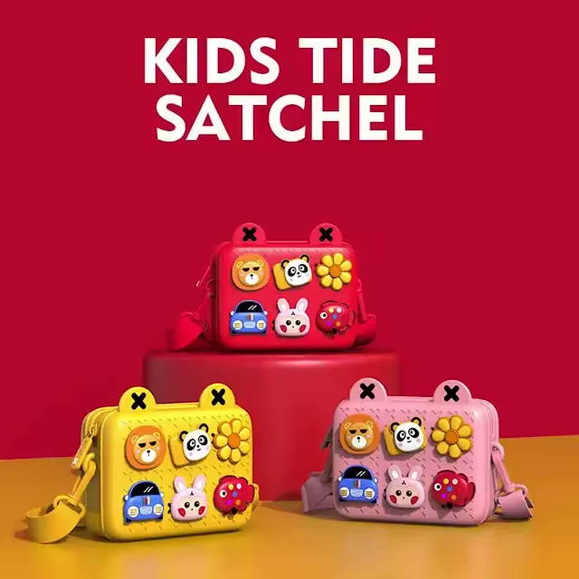 Kids’ Christmas-Themed DIY Crossbody Bag in EVA product reference image