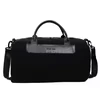 PU Travel Tote with Shoe and Wet/Dry Storage Black color SKU reference