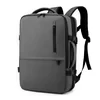 Business Laptop Backpack with USB Port and 15.6-Inch Fit Gray color SKU reference