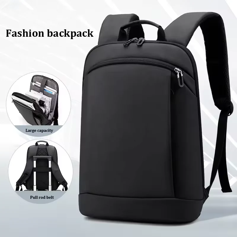Slim Nylon Business Backpack with USB Access product reference image