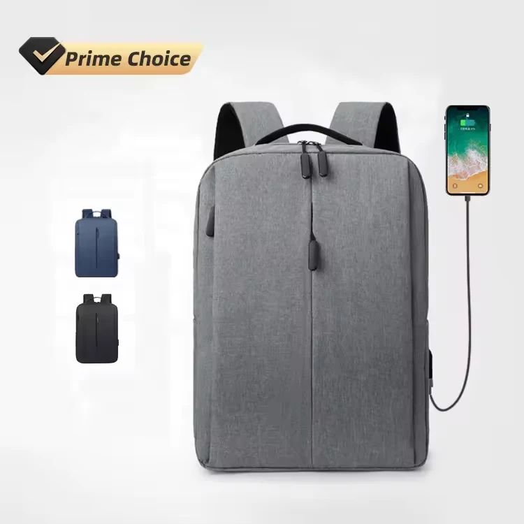 15.6-Inch Nylon Business Backpack with USB Port product reference image